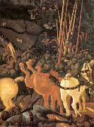 UCCELLO, Paolo Bernardino della Ciarda Thrown Off His Horse (detail) wt France oil painting artist